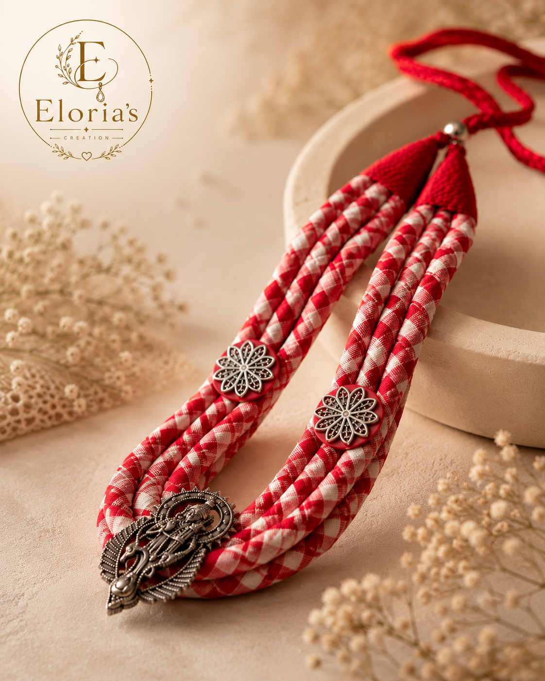 Crimson Blessings Necklace