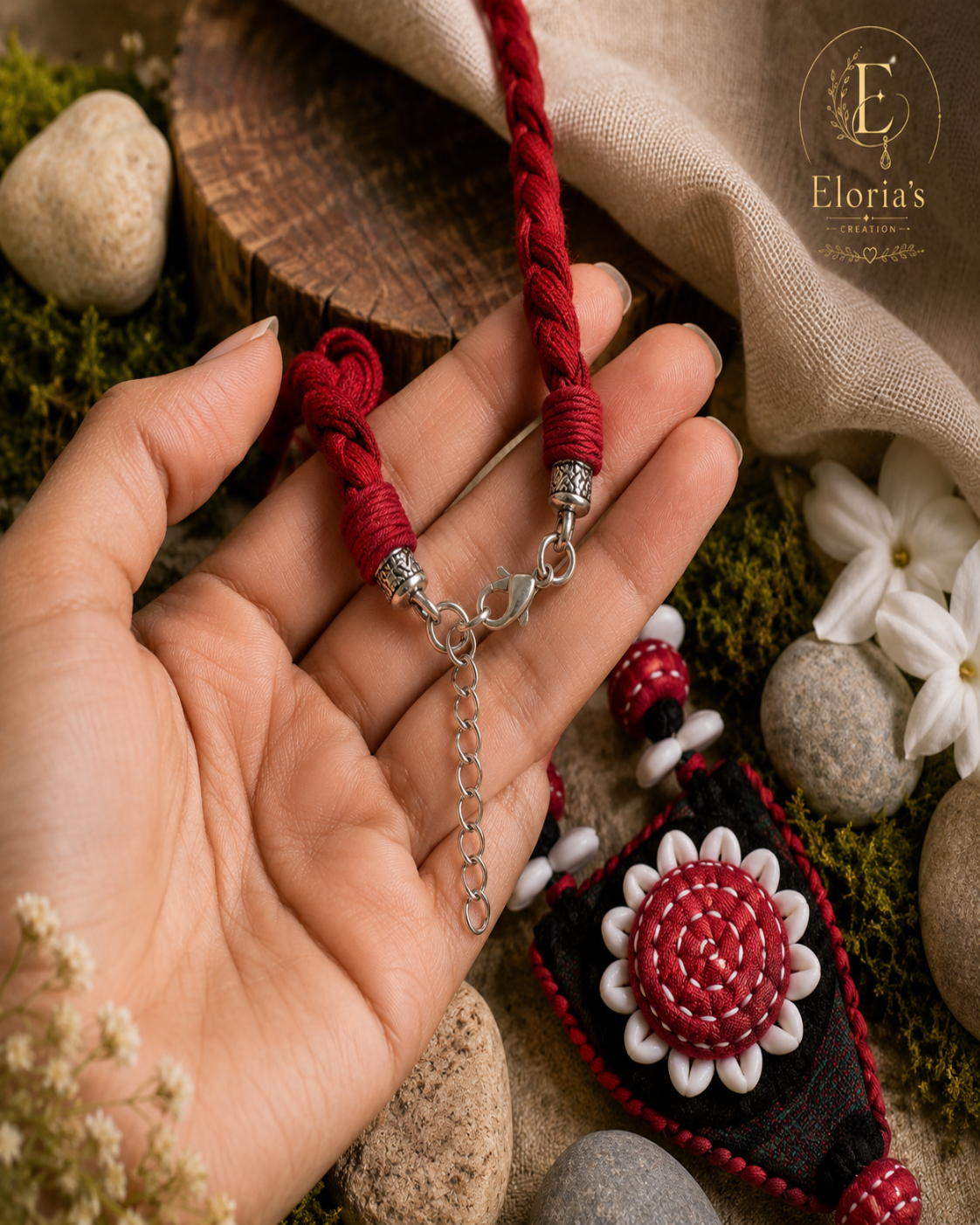 Eloria's Rangoli Bloom Necklace