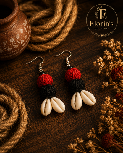 Cowrie Bloom Handmade Necklace Set