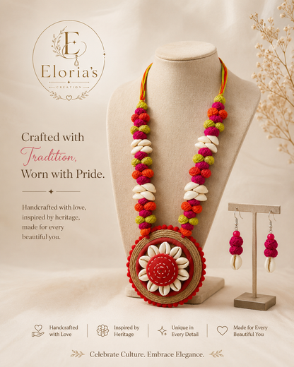 Eloria's Regal Rosette Necklace