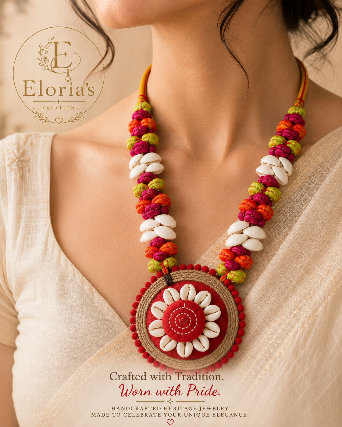Eloria's Regal Rosette Necklace