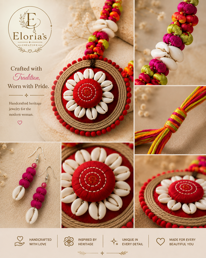 Eloria's Regal Rosette Necklace