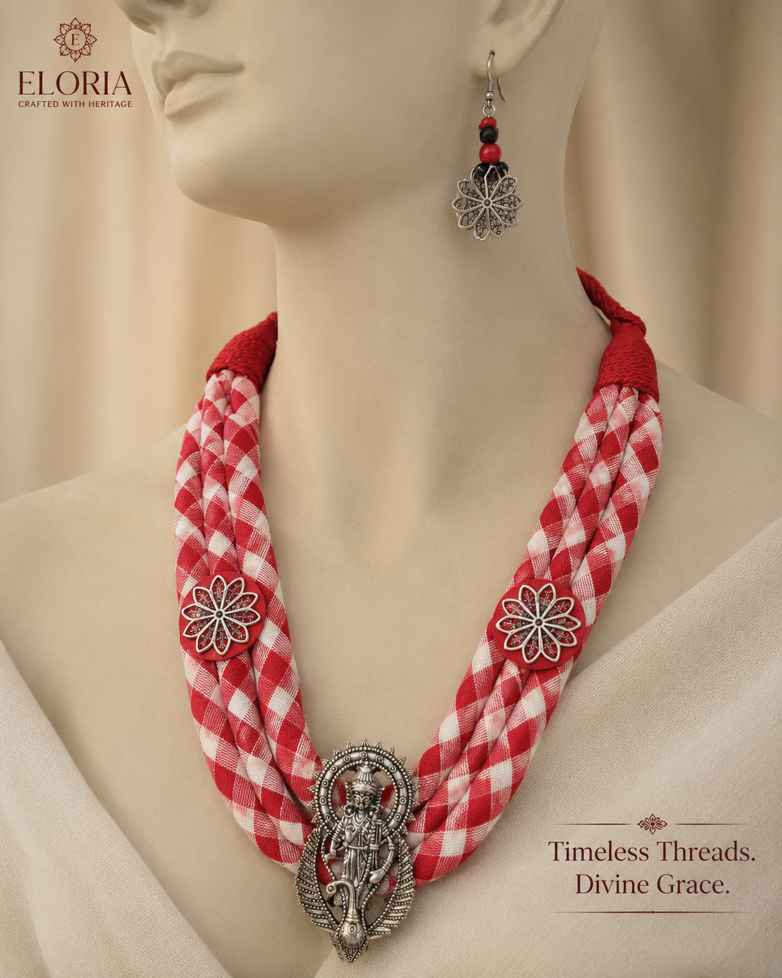 Eloria's Regal Thread Necklace
