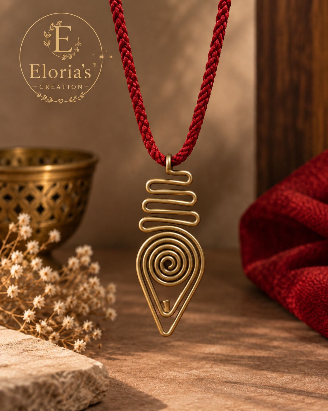 NEELARA — Artisan Spiral Necklace 💙✨