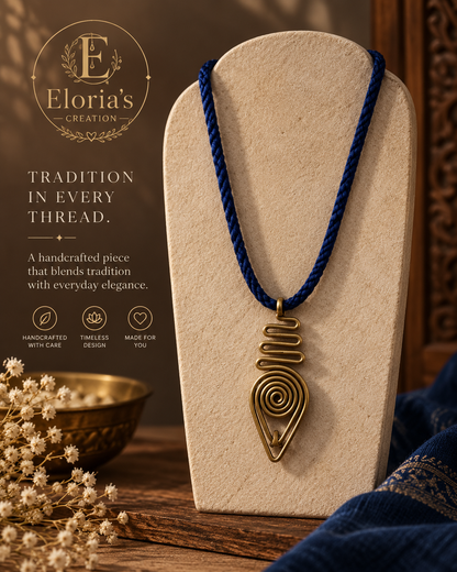 NEELARA — Artisan Spiral Necklace 💙✨