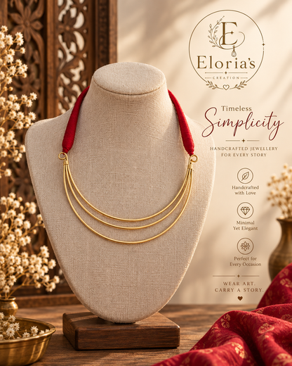 Sunehra Grace Necklace — Golden beauty, beautifully crafted 🌟
