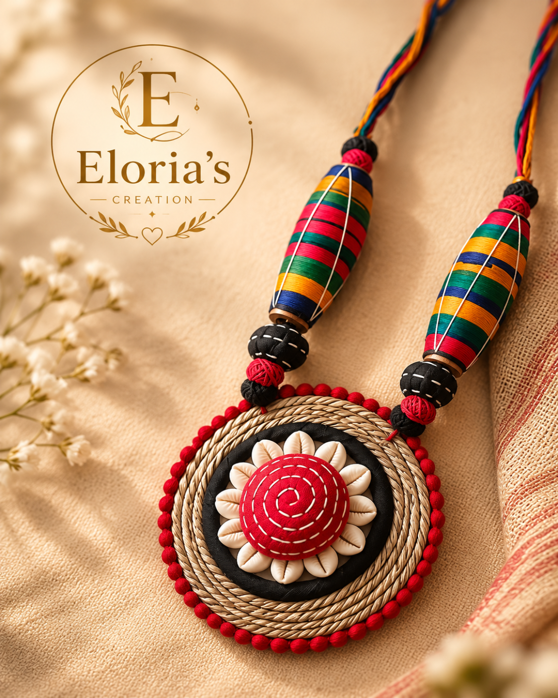 Eloria's Royal Rosette Necklace
