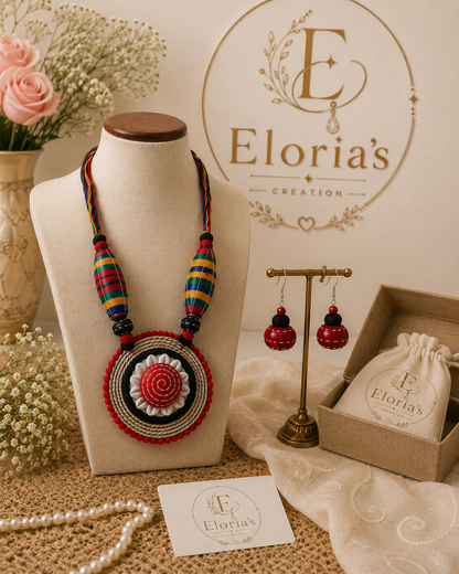 Eloria's Royal Rosette Necklace