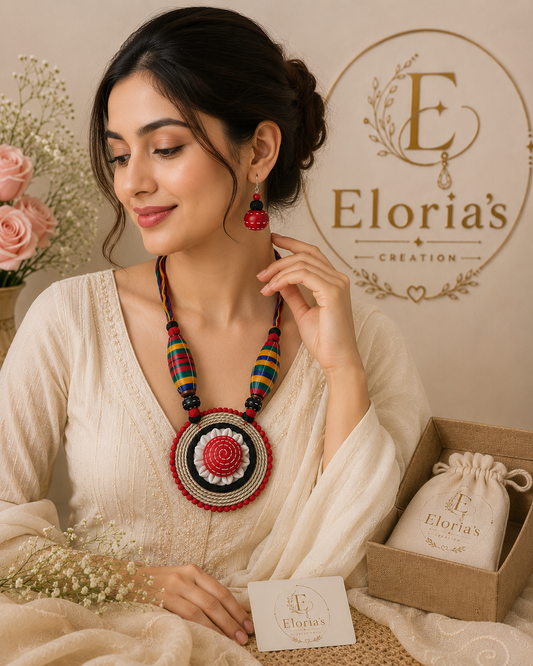 Eloria's Royal Rosette Necklace